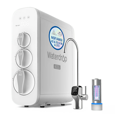 800 GPD Tankless RO System with UV Sterilizing Light - Waterdrop G3P800