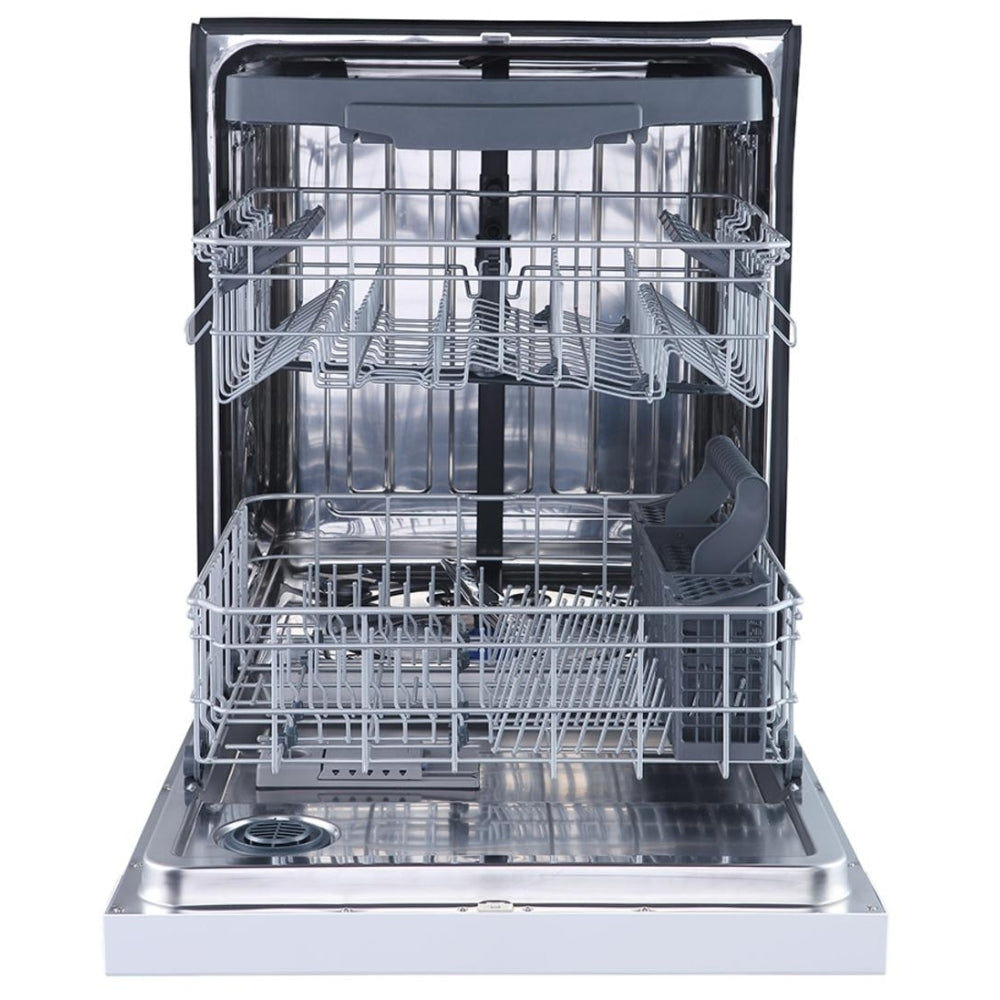 GE GBF655SGPWW Dishwasher, 24" Built-In Dishwasher, Stainless Steel Interior