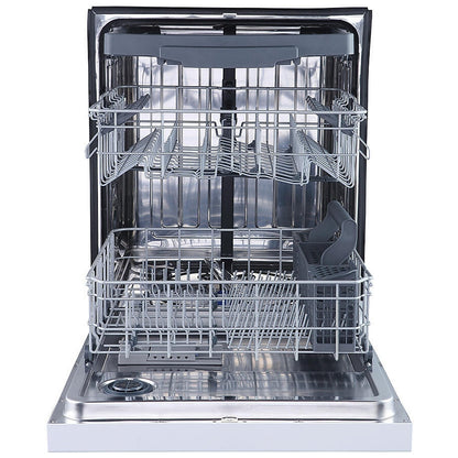 GE GBF655SGPWW Dishwasher, 24" Built-In Dishwasher, Stainless Steel Interior