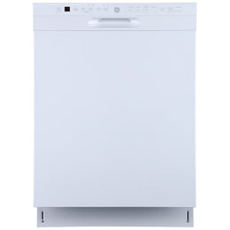 GE GBF655SGPWW Dishwasher, 24" Built-In Dishwasher, Stainless Steel Interior