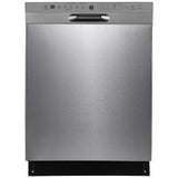 GE GBF655SSPSS Dishwasher, 24 inch Exterior Width, 48 dB Decibel Level, Full Console, Stainless Steel (Interior), Hard Food Disposal, Stainless Steel colour