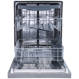GE GBF655SSPSS Dishwasher, 24 inch Exterior Width, 48 dB Decibel Level, Full Console, Stainless Steel (Interior), Hard Food Disposal, Stainless Steel colour