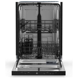 GE GBT500SSVSS Dishwasher, 24 inch Exterior Width, 50 dB Decibel Level, Fully Integrated, Stainless Interior, 3 Wash Cycles, 14 Capacity (Place Settings), Hard Food Disposal, 2 Loading Racks, Stainless Steel colour