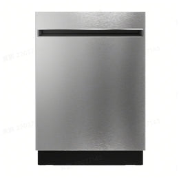 GE GBT500SSVSS Dishwasher, 24 inch Exterior Width, 50 dB Decibel Level, Fully Integrated, Stainless Interior, 3 Wash Cycles, 14 Capacity (Place Settings), Hard Food Disposal, 2 Loading Racks, Stainless Steel colour
