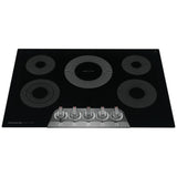 Frigidaire Gallery GCCE3070AD Electric Cooktop, 30 inch Exterior Width, 5 Burners, 3,200 W Highest Element, Black colour