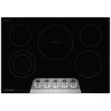 Frigidaire Gallery GCCE3070BD Electric Cooktop, 30 inch Exterior Width, 5 Burners, 3,200 W Highest Element, Stainless Steel colour