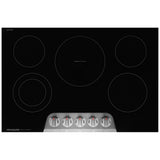 Frigidaire Gallery GCCE3070BD Electric Cooktop, 30 inch Exterior Width, 5 Burners, 3,200 W Highest Element, Stainless Steel colour