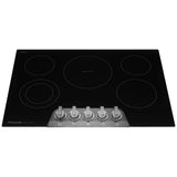 Frigidaire Gallery GCCE3070BD Electric Cooktop, 30 inch Exterior Width, 5 Burners, 3,200 W Highest Element, Stainless Steel colour