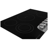 Frigidaire Gallery GCCE3070BD Electric Cooktop, 30 inch Exterior Width, 5 Burners, 3,200 W Highest Element, Stainless Steel colour