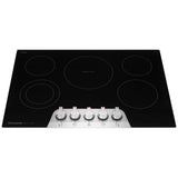 Frigidaire Gallery GCCE3070BS Electric Cooktop, 30 inch Exterior Width, 5 Burners, 3,100 W Highest Element, Black Stainless Steel colour