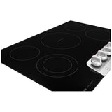 Frigidaire Gallery GCCE3070BS Electric Cooktop, 30 inch Exterior Width, 5 Burners, 3,100 W Highest Element, Black Stainless Steel colour