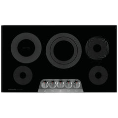 Frigidaire Gallery GCCE3670AD Electric Cooktop, 36 inch Exterior Width, 5 Burners, 3,200 W Highest Element, Black colour