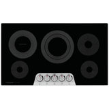 Frigidaire Gallery GCCE3670AS Electric Cooktop, 36 inch Exterior Width, 5 Burners, 3,200 W Highest Element, Black colour