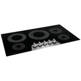 Frigidaire Gallery GCCE3670AS Electric Cooktop, 36 inch Exterior Width, 5 Burners, 3,200 W Highest Element, Black colour