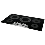 Frigidaire Gallery GCCE3670AS Electric Cooktop, 36 inch Exterior Width, 5 Burners, 3,200 W Highest Element, Black colour