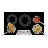 Frigidaire Gallery GCCE3670AS Electric Cooktop, 36 inch Exterior Width, 5 Burners, 3,200 W Highest Element, Black colour