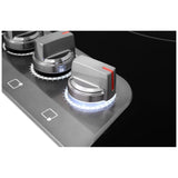 Frigidaire Gallery GCCE3670BD Electric Cooktop, 36 inch Exterior Width, 5 Burners, 3,200 W Highest Element, Black Stainless Steel colour
