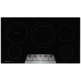Frigidaire Gallery GCCE3670BD Electric Cooktop, 36 inch Exterior Width, 5 Burners, 3,200 W Highest Element, Black Stainless Steel colour