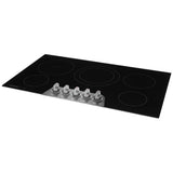 Frigidaire Gallery GCCE3670BD Electric Cooktop, 36 inch Exterior Width, 5 Burners, 3,200 W Highest Element, Black Stainless Steel colour