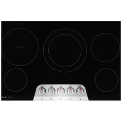 Frigidaire Gallery GCCE3670BS Electric Cooktop, 36 inch Exterior Width, 5 Burners, 3,200 W Highest Element, Stainless Steel colour