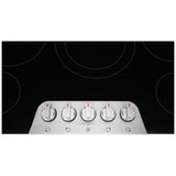 Frigidaire Gallery GCCE3670BS Electric Cooktop, 36 inch Exterior Width, 5 Burners, 3,200 W Highest Element, Stainless Steel colour