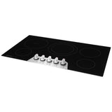 Frigidaire Gallery GCCE3670BS Electric Cooktop, 36 inch Exterior Width, 5 Burners, 3,200 W Highest Element, Stainless Steel colour