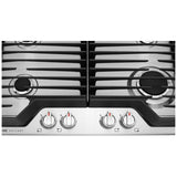 Frigidaire Gallery GCCG3046AS Gas Cooktop, 30 inch Exterior Width, 4 Burners, 18,000 BTU Highest Burner, Stainless Steel colour