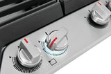 Frigidaire Gallery GCCG3046AS Gas Cooktop, 30 inch Exterior Width, 4 Burners, 18,000 BTU Highest Burner, Stainless Steel colour