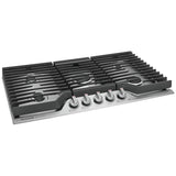 Frigidaire Gallery GCCG3648AS Gas Cooktop, 36 inch Exterior Width, 5 Burners, 18,000 BTU Highest Burner, Stainless Steel colour