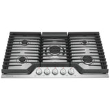 Frigidaire Gallery GCCG3648AS Gas Cooktop, 36 inch Exterior Width, 5 Burners, 18,000 BTU Highest Burner, Stainless Steel colour