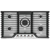 Frigidaire Gallery GCCG3648AS Gas Cooktop, 36 inch Exterior Width, 5 Burners, 18,000 BTU Highest Burner, Stainless Steel colour