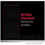 Frigidaire Gallery GCCI3070BM Induction Cooktop, 30 inch Exterior Width, 4 Burners, 3,600 W Highest Element, Stainless Steel colour