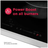 Frigidaire Gallery GCCI3070BM Induction Cooktop, 30 inch Exterior Width, 4 Burners, 3,600 W Highest Element, Stainless Steel colour