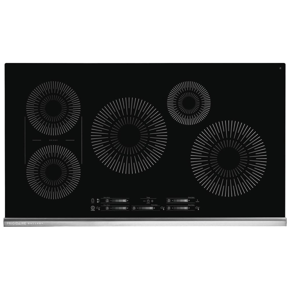 Frigidaire Gallery GCCI3667AB Induction Cooktop, 36 inch Exterior Width, 5 Burners, 3,600 W Highest Element, Black colour