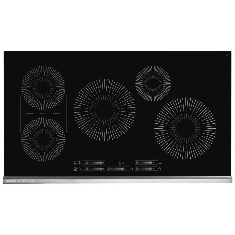 Frigidaire Gallery GCCI3667AB Induction Cooktop, 36 inch Exterior Width, 5 Burners, 3,600 W Highest Element, Black colour