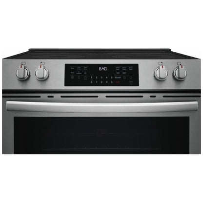 Frigidaire Gallery GCFE305CBF Electric Range, 5.3 cu. ft. Capacity, 30 inch Exterior Width, Convection, 5 Burners, Stainless Steel