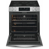 Frigidaire Gallery GCFE305CBF Electric Range, 5.3 cu. ft. Capacity, 30 inch Exterior Width, Convection, 5 Burners, Storage Drawer, Yes, Manual Clean, 3,200 W Highest Element, Stainless Steel colour