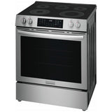 Frigidaire Gallery GCFE305CBF Electric Range, 5.3 cu. ft. Capacity, 30 inch Exterior Width, Convection, 5 Burners, Storage Drawer, Yes, Manual Clean, 3,200 W Highest Element, Stainless Steel colour