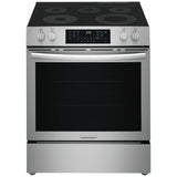 Frigidaire Gallery GCFE305CBF Electric Range, 5.3 cu. ft. Capacity, 30 inch Exterior Width, Convection, 5 Burners, Storage Drawer, Yes, Manual Clean, 3,200 W Highest Element, Stainless Steel colour