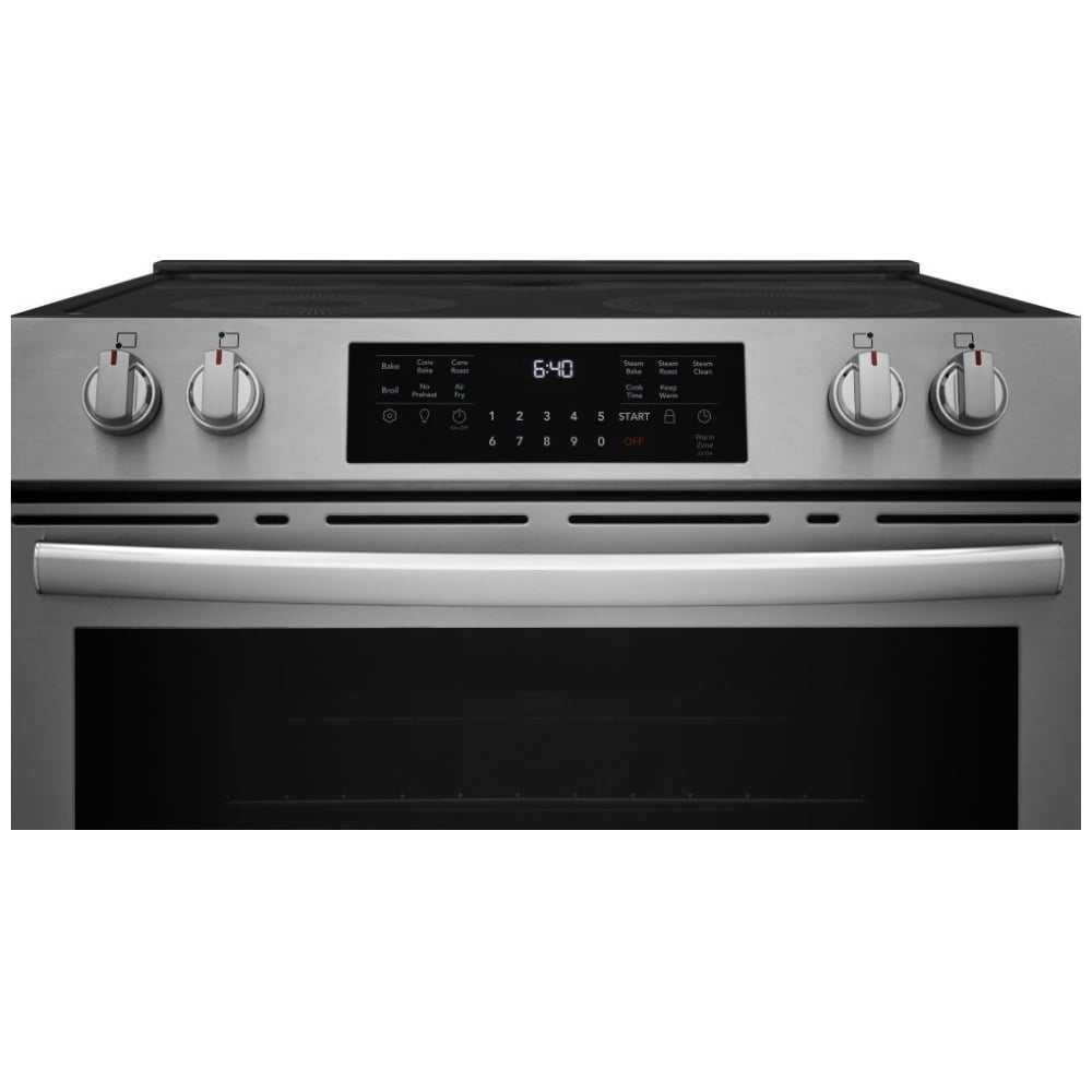 Frigidaire Gallery GCFE305CBF Electric Range, 5.3 cu. ft. Capacity, 30 inch Exterior Width, Convection, 5 Burners, Stainless Steel