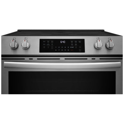 Frigidaire Gallery GCFE305CBF Electric Range, 5.3 cu. ft. Capacity, 30 inch Exterior Width, Convection, 5 Burners, Stainless Steel
