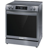 Frigidaire Gallery GCFE306CBD Electric Range, 6.2 cu. ft. Capacity, 30 inch Exterior Width, Convection, 5 Burners, Storage Drawer, Yes, Self Clean, 3,200 W Highest Element, Black Stainless Steel colour
