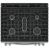 Frigidaire Gallery GCFG3059BF Gas Range, 6 cu. ft. Capacity, 30 inch Exterior Width, Manual Clean, Convection, 5 Burners, Storage Drawer, Air Fry, 18,000 BTU Highest Burner, Stainless Steel colour