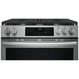 Frigidaire Gallery GCFG3059BF Gas Range, 6 cu. ft. Capacity, 30 inch Exterior Width, Manual Clean, Convection, 5 Burners, Storage Drawer, Air Fry, 18,000 BTU Highest Burner, Stainless Steel colour