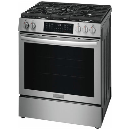 Frigidaire Gallery GCFG3059BF 30" Gas Range 6 Cu. Ft 5 Burner 18K BTU Stainless Steel