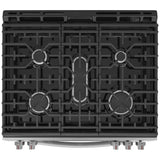 Frigidaire Gallery GCFG3059BF Gas Range, 6 cu. ft. Capacity, 30 inch Exterior Width, Manual Clean, Convection, 5 Burners, Storage Drawer, Air Fry, 18,000 BTU Highest Burner, Stainless Steel colour