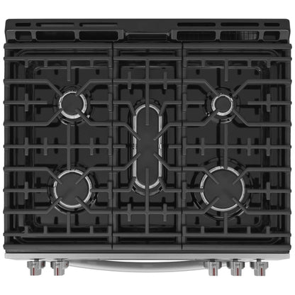 Frigidaire Gallery GCFG3059BF 30" Gas Range 6 Cu. Ft 5 Burner 18K BTU Stainless Steel