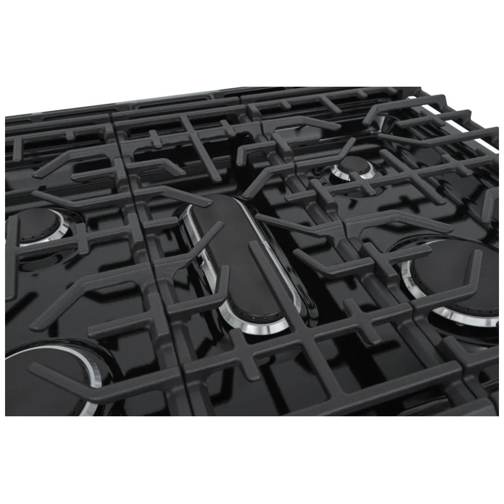 Frigidaire Gallery GCFG3059BF 30 英寸燃气灶 6 立方英尺 5 个燃烧器 18K BTU 不锈钢色，防污