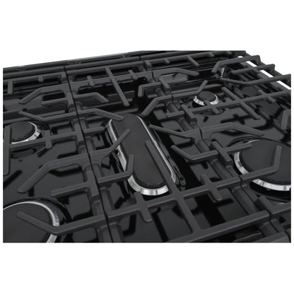 Frigidaire Gallery GCFG3059BF 30 英寸燃气灶 6 立方英尺 5 个燃烧器 18K BTU 不锈钢色，防污