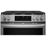 Frigidaire Gallery GCFG3059BF Gas Range, 6 cu. ft. Capacity, 30 inch Exterior Width, Manual Clean, Convection, 5 Burners, Storage Drawer, Air Fry, 18,000 BTU Highest Burner, Stainless Steel colour